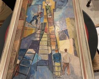 Lena Gurr oil painting