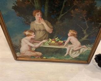 Louis David Vaillant oil painting