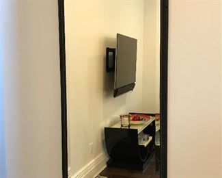 Large bronze wall mirror