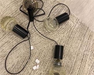 Vintage Italian? 3 light hanging fixture 