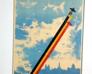 Original French Air Show Poster