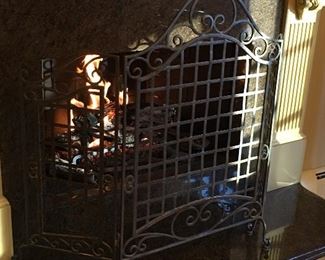 Iron Fireplace Screen