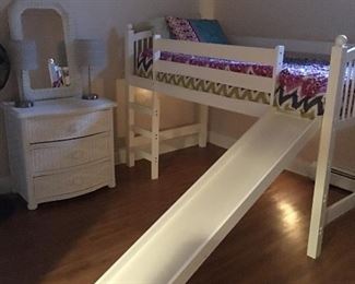 Adorable Childs Bed with slide and Ladder