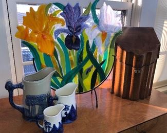 Antique “Sleepy Eye” Pitchers, Anne Nye Art Glass