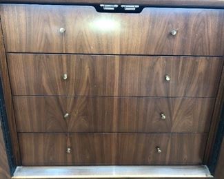 Interior of Milo Baughman Sideboard