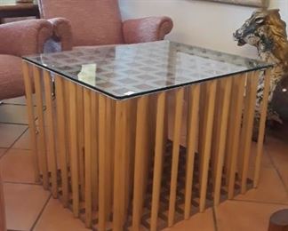 This eclectic Side table 1980’s