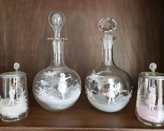 Mary Gregory Decanters & Steins https://ctbids.com/#!/description/share/319636
