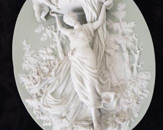 Woman and Cherubs Wall Hanging https://ctbids.com/#!/description/share/319668