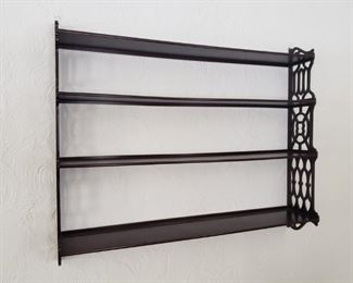 Vintage Wooden Wall Shelf https://ctbids.com/#!/description/share/320108