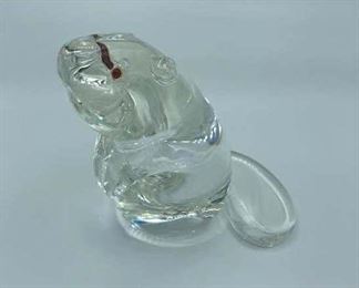 Signed Vintage Steuben Crystal Beaver https://ctbids.com/#!/description/share/317656