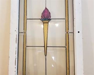 Antique Stained Glass Panel https://ctbids.com/#!/description/share/319651