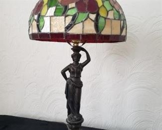 Antique Stained Glass Lamp https://ctbids.com/#!/description/share/321545