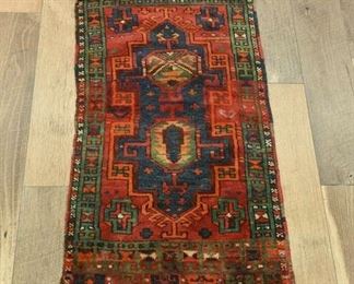 Hand Woven Multicolor Turkish Design Wool Area Rug