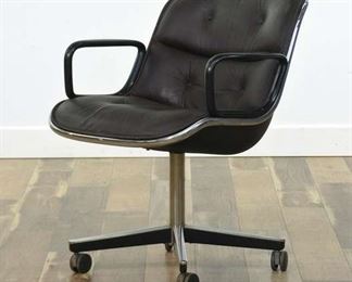 Knoll Pollock Mid Century Industrial Conference Chair