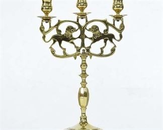 Brass Persian Design Candelabra