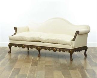 Bottaro Skolnick Empire Revival Paw Foot Sofa