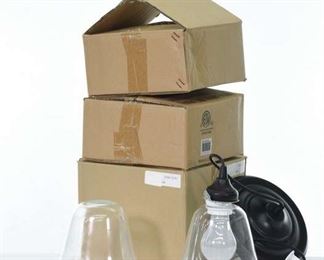 Set Of 3 Of Pendant Light Fixtures New In Box