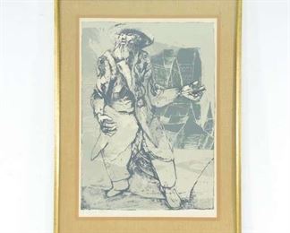 Print Gershon Knispel Large Judaica Portrait