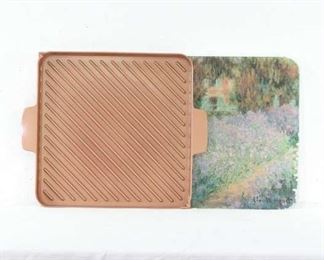 Mix Lot Monet Landscape Glass Cutting Board & Grill