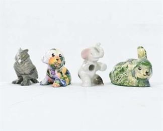 Set Of 4 Mix Lot Animal Figures