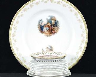 Lot Of 11 Mixed Bavaria/French Bone China Collectibles