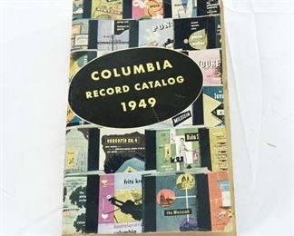 Columbia Record Catalog 1949