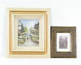 Pair Landscape & Still Life