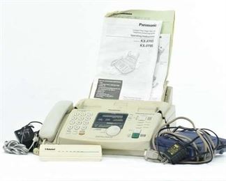Panasonic Fax Machine, Modern & External Phones
