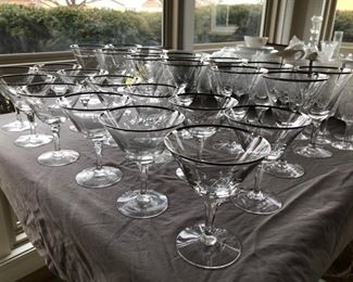 Fostoria “Bridal Belle” glasses