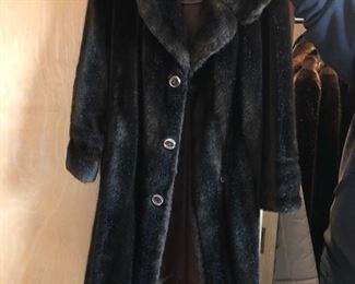 Faux fur coats......