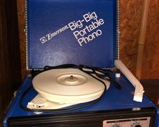 Vintage Emerson portable record player