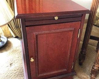 Cabinet with pull out tray.....