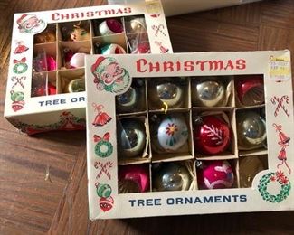 Vintage Christmas ornaments.......