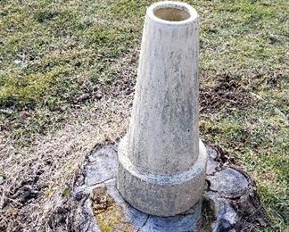 Birdbath base