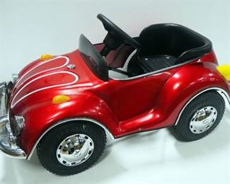 VW Beetle Junior Sportsters Pedal Car, Approx 34" Long