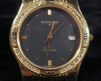 Wittnauer Laureate Gold Tone Wrist Watch Model HT4506