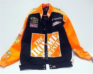 JH Design Tony Stewart NASCAR Home Depot #20 Jacket, Embroidered Decals