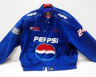 JH Design Jeff Gordon NASCAR #24 Pepsi Jacket, Size XL, Embroidered Decals