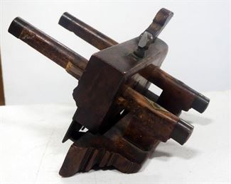 Antique 1800s J. Hammond Wood Plow Plane