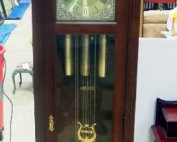 Ridgeway Grandfather Clock Model 203, With Key, 78.5" High x 19.75" Wide x 10.25" Deep
