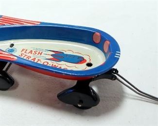Vintage Flash Strat-O-Wagon Tin Toy #261, By Wyandotte Toys, In Box