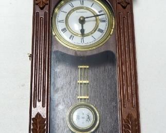 Westminster Quartz Wall Clock With Scrolled Arch Top, Approx 25.5" High