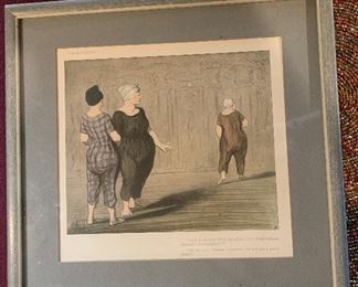 All The Same, Madame Coquardeau Has Still Got A Pretty Figure." Lithograph 1904