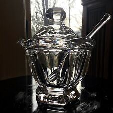 Baccarat France Harcourt Missouri Large Jam Jar w Spoon, w/o lid
Handmade in France.
Was $145. Now $35
5" wide (Jar)
