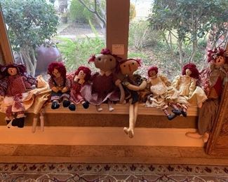 1920s to 1950s rag dolls