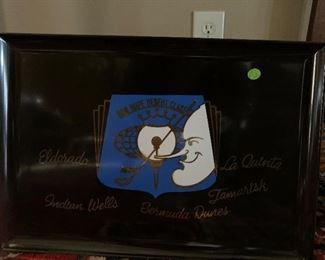 RARE 1969 BOB HOPE CLASSIC CONTESTANT TRAY BY COUROC