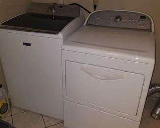 Maytag Bravos washer and Whirlpool Cabrio dryer