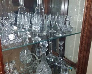 Collection of nice crystal and cut glass