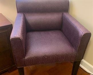 Ostrich leather Side chair