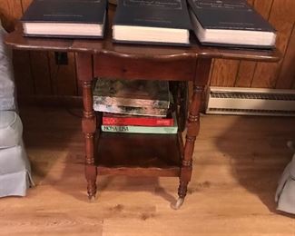 Drop side table